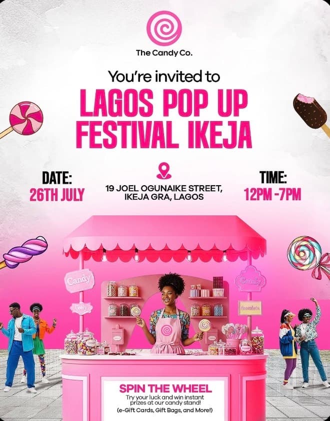 Lagos Pop Up Festival – The Candy Co.