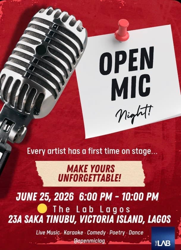 Open Mic Night – The Lab Lagos